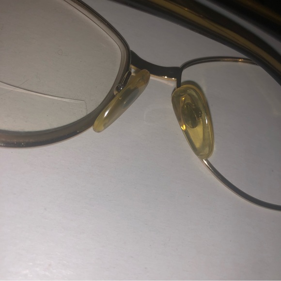 CHRISTIAN DIOR 60s 70s Vintage 2227 48 Butterfly Gold Frame Eyeglasses 55-16mm - Picture 7 of 16